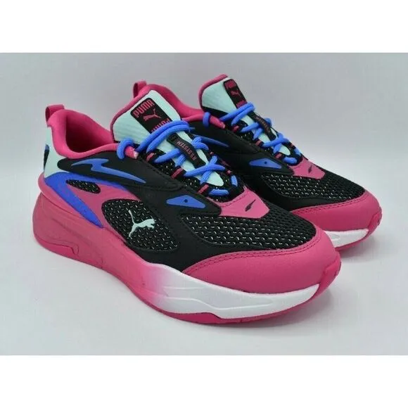 Puma RS Womens Size 10 Fast Surveillance Purple Black Sneaker Shoes 384329 01