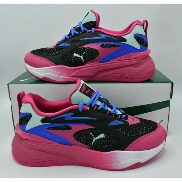 Puma RS Womens Size 9 Fast Surveillance Purple Black Shoes Sneakers 384329 01