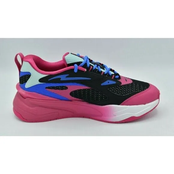 Puma RS Womens Size 9 Fast Surveillance Black Purple Shoes Sneakers 384329 01