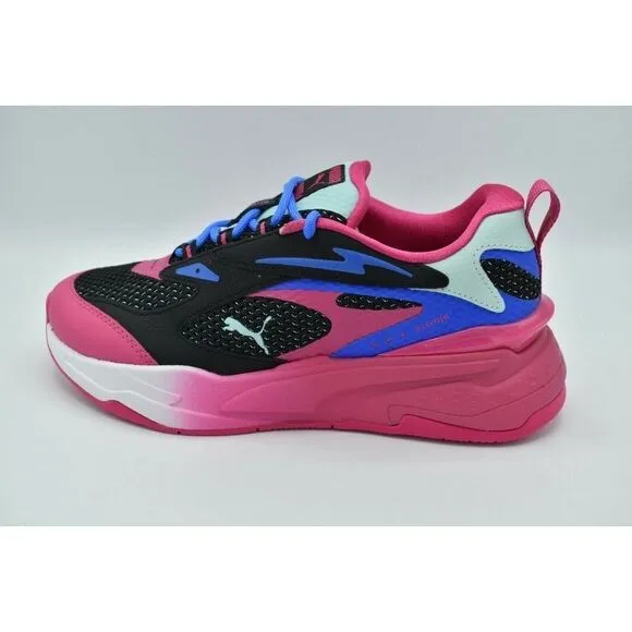 Puma RS Womens Size 9 Fast Surveillance Black Purple Shoes Sneakers 384329 01
