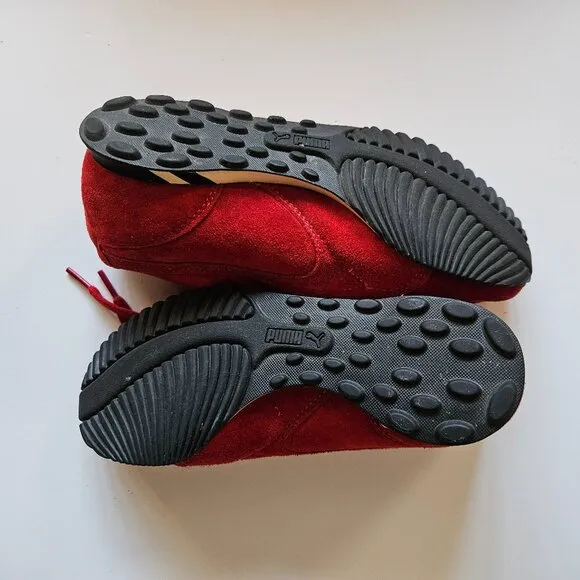 Puma Sprint Red Suede Men's Shoes