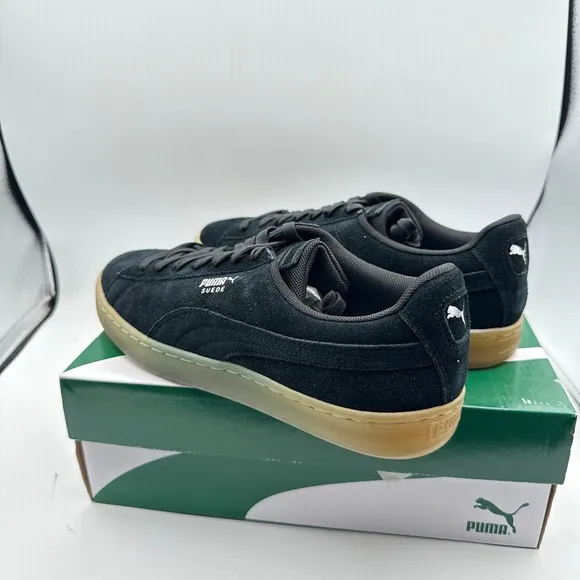 Puma Suede Classic Explosive Mens Shoes Size 10.5 NIB 362591 03 Black Blue