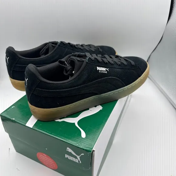 Puma Suede Classic Explosive Mens Shoes Size 10.5 NIB 362591 03 Black Blue