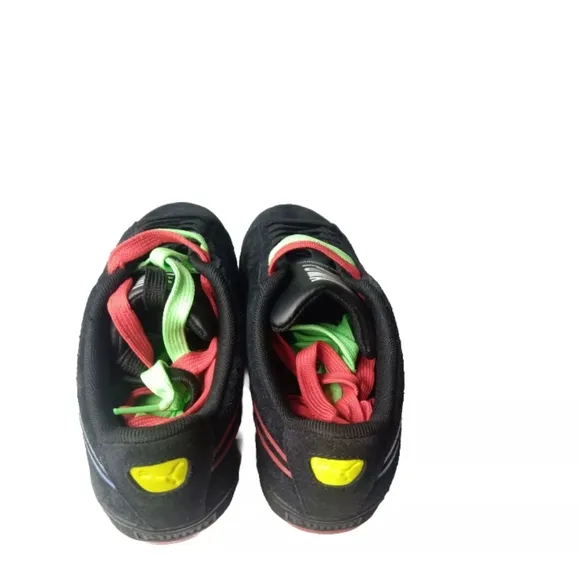 PUMA Suede Hypnotic Shoes Men's Size 7.5 Sneakers Black Lápis Blue Red