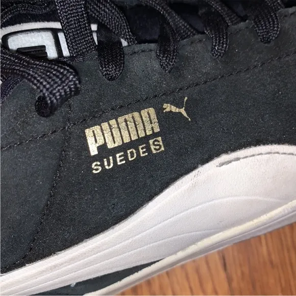 Puma suede leather shoes