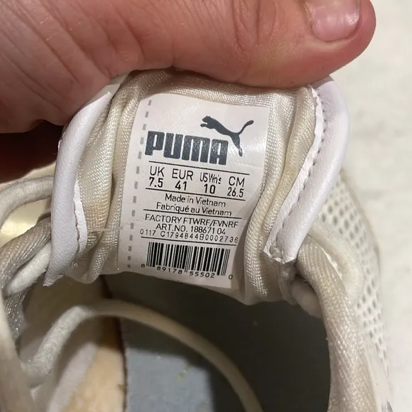 Puma Summercat Yoga Mat Sole Women’s Golf Shoes in White, Size 10.EUC!