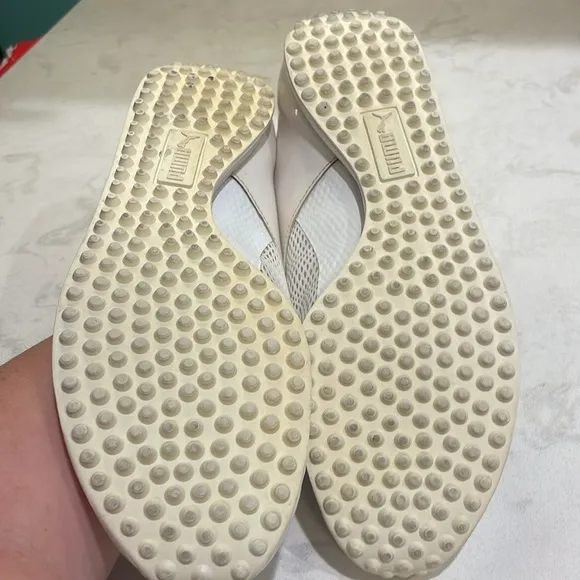 Puma Summercat Yoga Mat Sole Women’s Golf Shoes in White, Size 10.EUC!