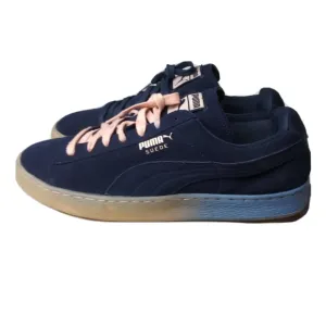 PUMA X Pink Dolphin Suede Classic Shoes Men's Size 11 Blue Heaven