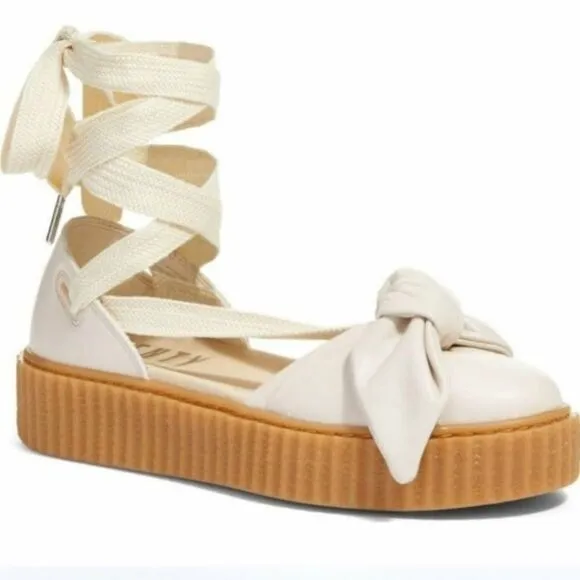 PUMA x FENTY Rhianna Bow Creeper Tie Up SandalsEUC sz 6.5