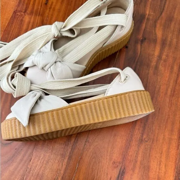 PUMA x FENTY Rhianna Bow Creeper Tie Up SandalsEUC sz 6.5
