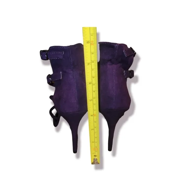 Purple Strappy Stiletto Heels Shoes Pump Size 8.5 no box