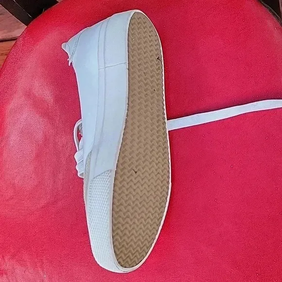 Rac&amp;bone women white leather tennis shoes Pre-owned