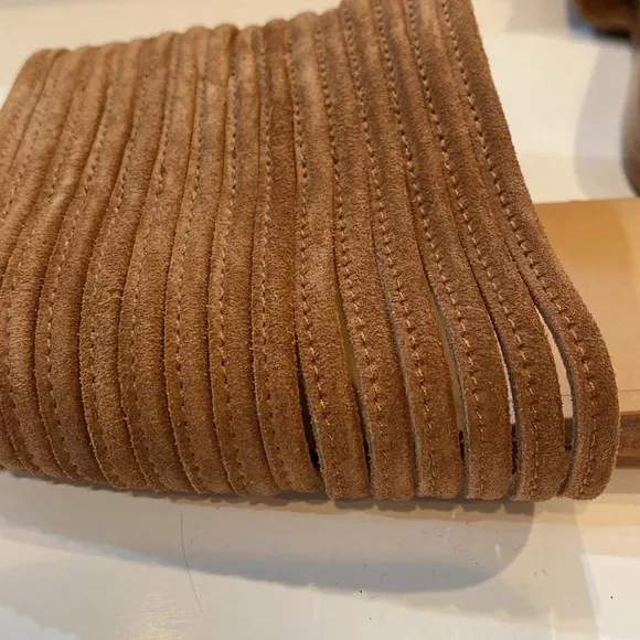 Rag &amp; bone Cameron Sandal Slide in Camel Suede size 10 US or 40 EU New In Box