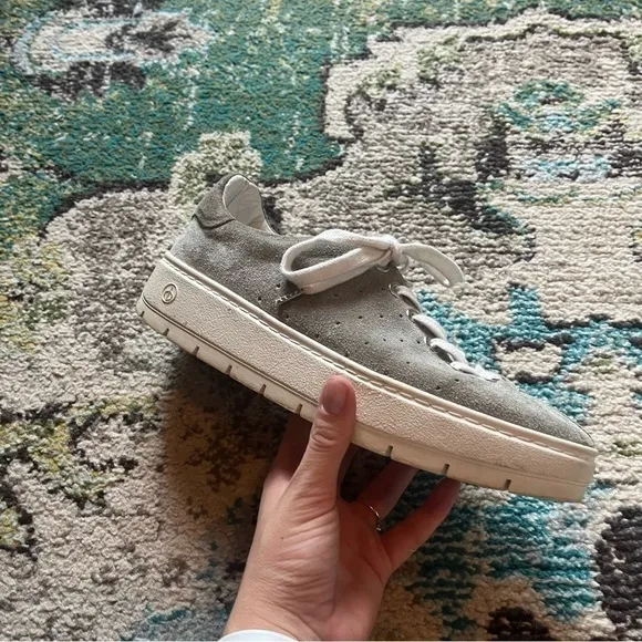 Rag &amp; Bone gray suede leather sneaker shoes