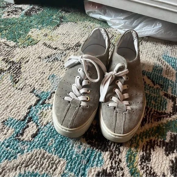 Rag &amp; Bone gray suede leather sneaker shoes