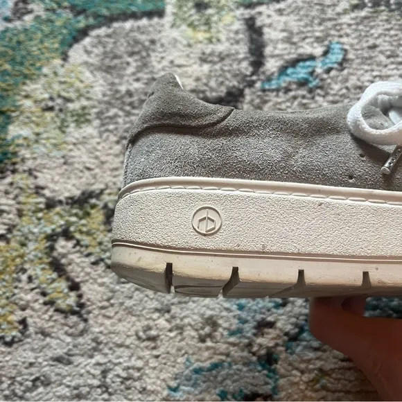 Rag &amp; Bone gray suede leather sneaker shoes