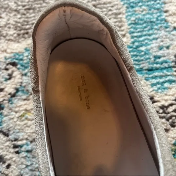 Rag &amp; Bone gray suede leather sneaker shoes