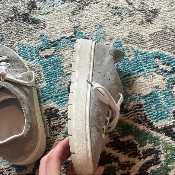 Rag &amp; Bone gray suede leather sneaker shoes