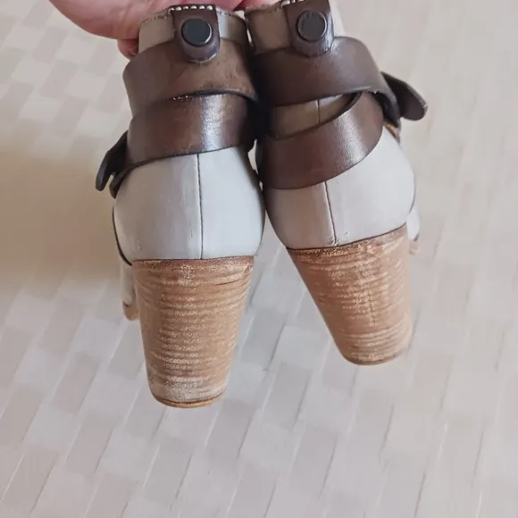 Rag &amp; Bone Harrow Suede Leather Ankle Boots