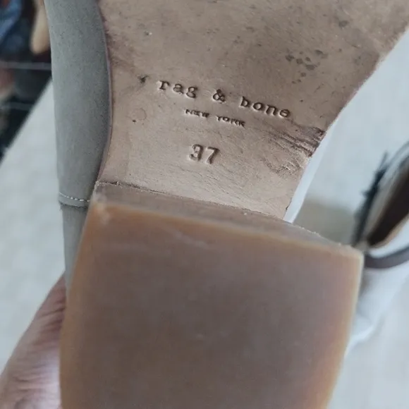 Rag &amp; Bone Harrow Suede Leather Ankle Boots
