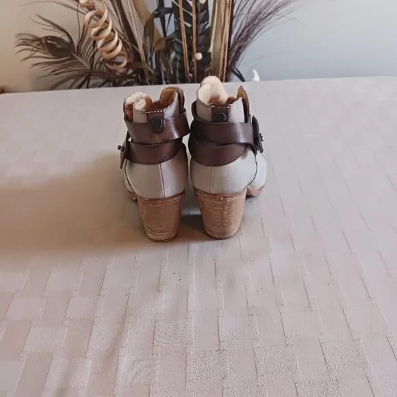Rag &amp; Bone Harrow Suede Leather Ankle Boots