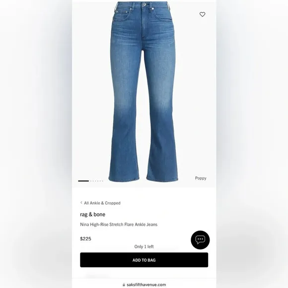 Rag &amp; Bone Jeans size 27