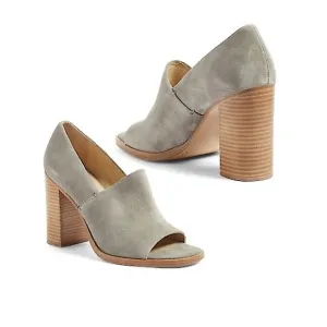 Rag &amp; Bone Myra Lofty Stacked Heels in Gray Suede EU Size 37
