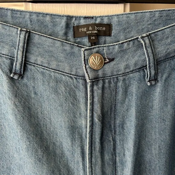 Rag &amp;Bone size 26 jeans straight wide legs