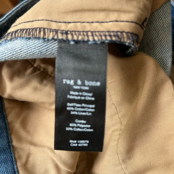 Rag &amp;Bone size 26 jeans straight wide legs