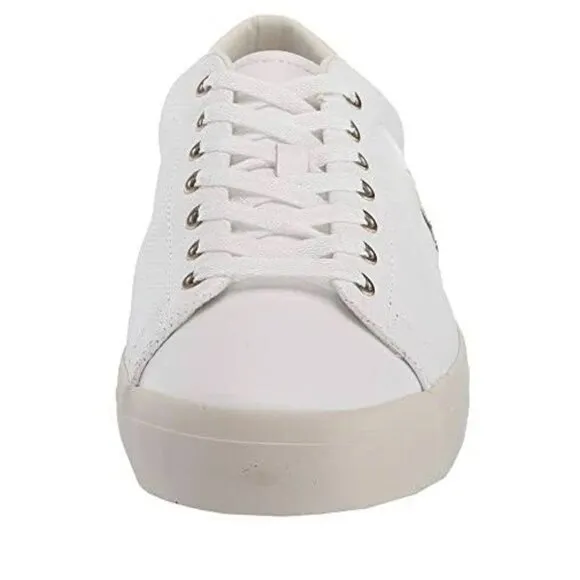 Ralph Lauren Men's Longwood White Leather Sneakers sz 15. Super clean