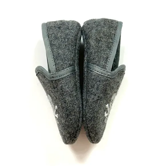 Ralph Lauren Skull &amp; Crossbones Smoking Slippers