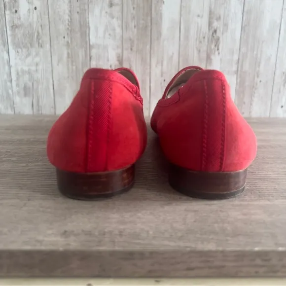 Ralph Lauren Women's Red Loafers