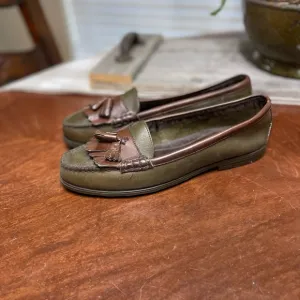 RARE GH Bass &amp; Co Weejuns Loafers Shoes Leather Tassel Kiltie Loafers 9 M