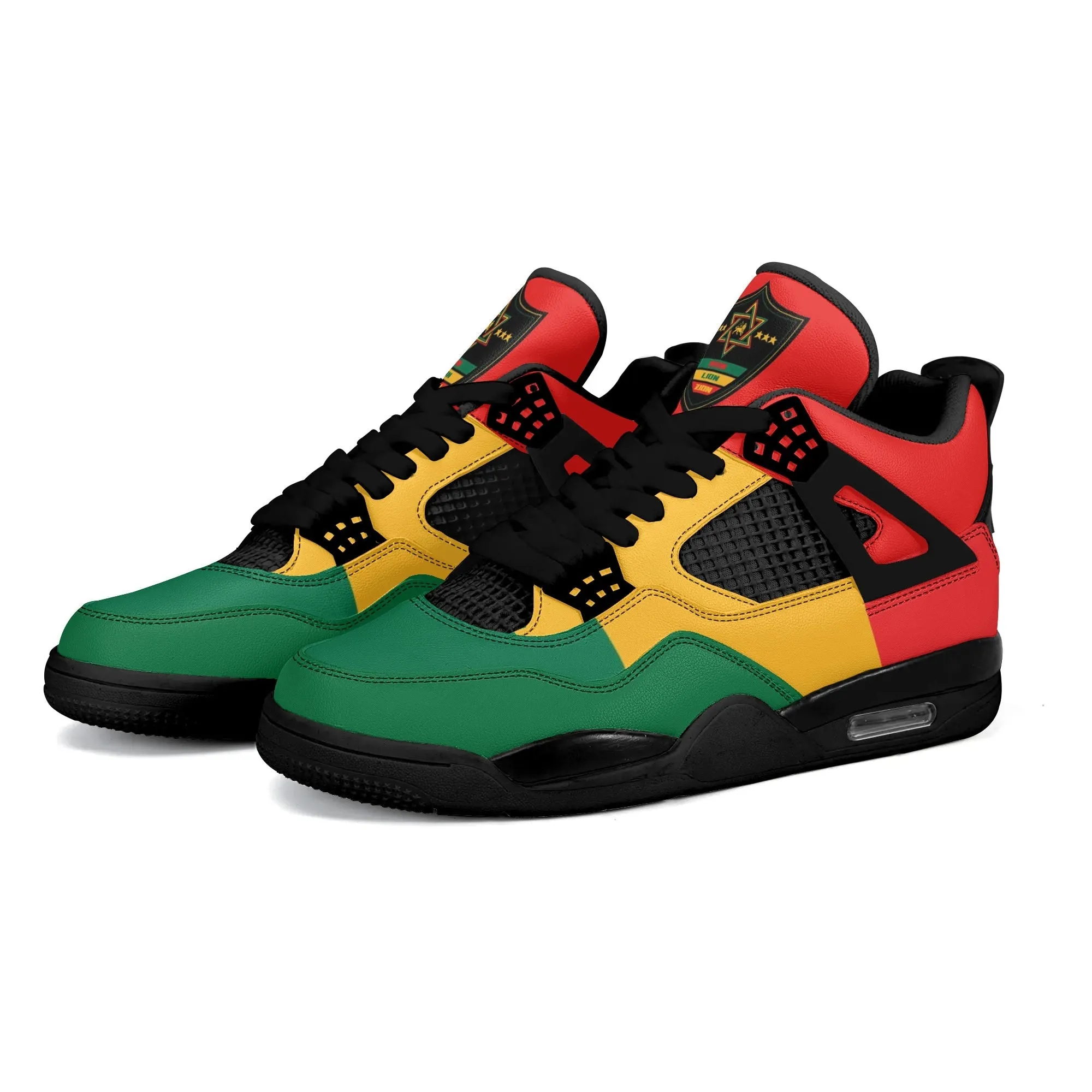 Rasta Shoes - Size 13 Iron Lion Zion Sneakers