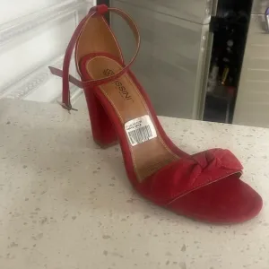 Red heel women dress shoes new