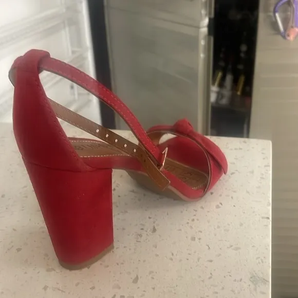 Red heel women dress shoes new