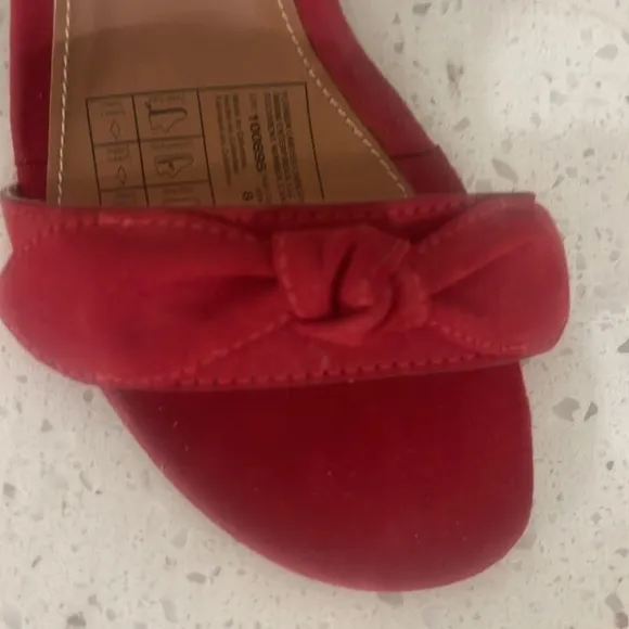 Red heel women dress shoes new