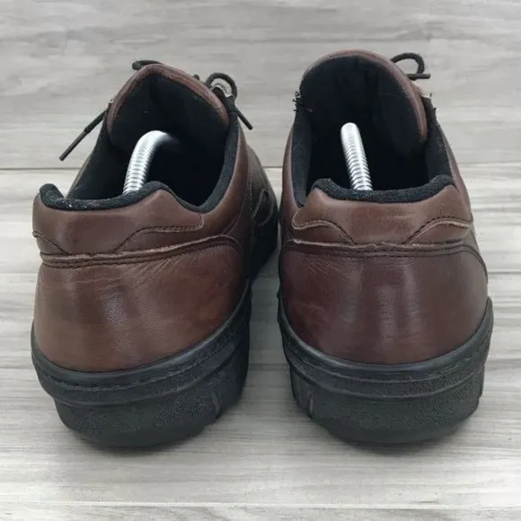 Red Wing Shoe Men's 14 Griptec Burgundy Brown Leather Lace Up Casual Comfort