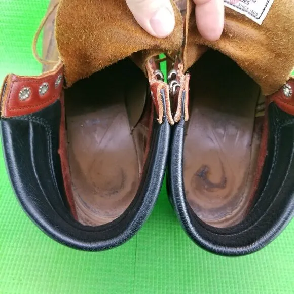 Red Wing Shoes 6&quot; Super Sole Boot Red Leather Soft Moc-Toe 16015 Men's 9EE USA