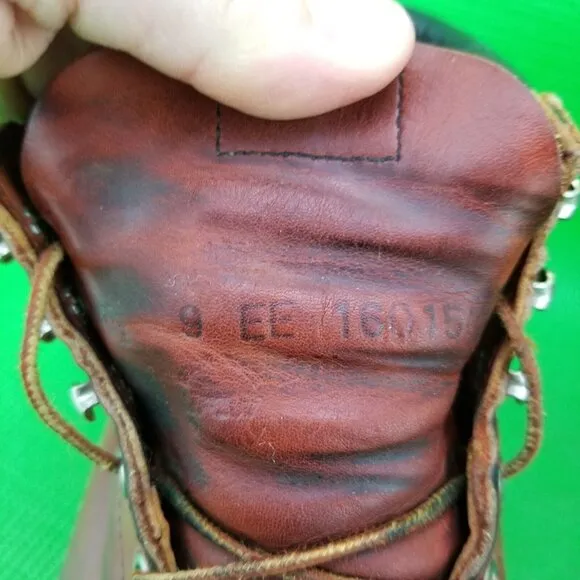 Red Wing Shoes 6&quot; Super Sole Boot Red Leather Soft Moc-Toe 16015 Men's 9EE USA
