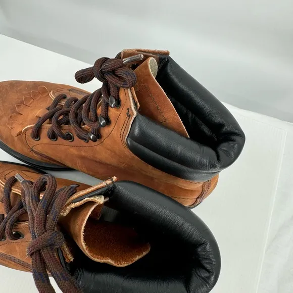 Red Wing‎ Shoes Brown Leather Combat Boots Women’s Size 10B 45013