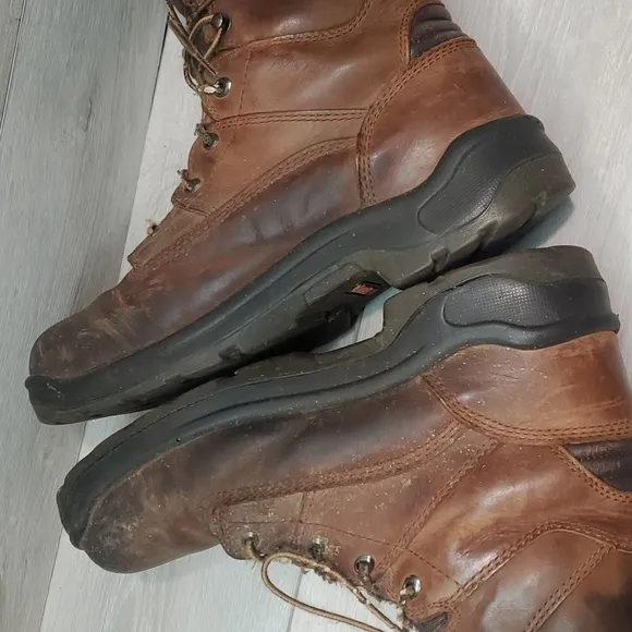 Red Wings Mens 954 High Top Leather VintageWork Soft toe boots shoes sz 12 E2 EH