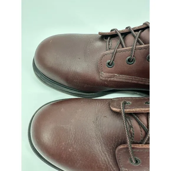 Redwing Supersole 6 inch Safety Boot Men 9 Brown Lace Up Steel Toe 2406