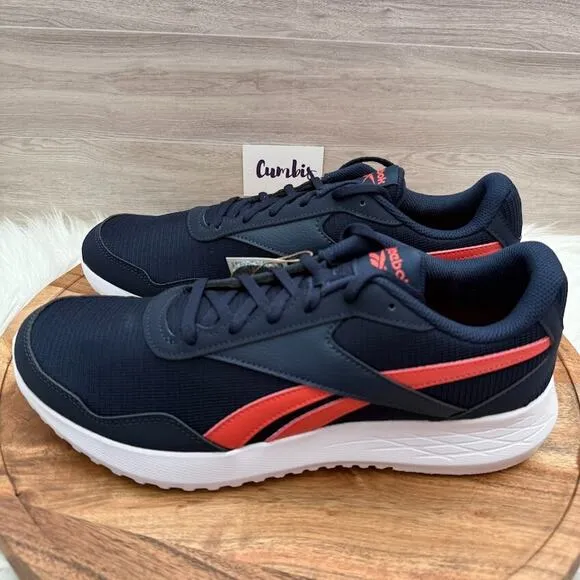 Reebok Energen Lite Navy/Orange/White Mesh Running Shoes Men’s Size 11 GY1442