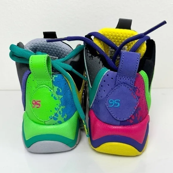 Reebok Kamikaze II NERF NERFOOP Basketball Shoes Men Size 4 Women 5.5