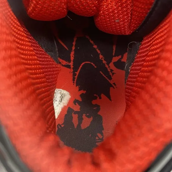 Reebok Question Mid Heart Over Hype Mens 5.5/WMNS 7 Red Black FX4015 BRED PATENT