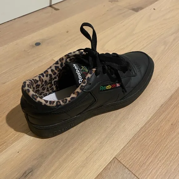 Reebok x Wacko Maria Club C 85 Black Leather Womens Shoes