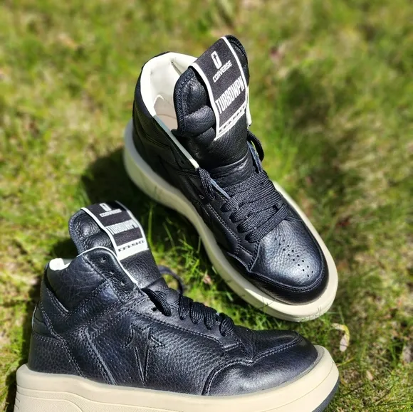 Rick Owens   Converse Inflated TURBOWPN Leather Sneakers M6 W7.5