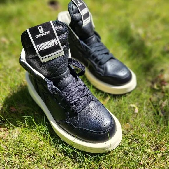 Rick Owens   Converse Inflated TURBOWPN Leather Sneakers M6 W7.5