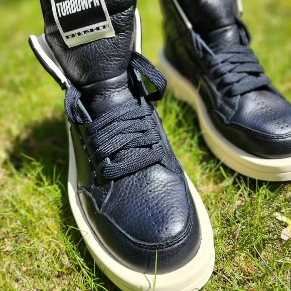 Rick Owens   Converse Inflated TURBOWPN Leather Sneakers M6 W7.5
